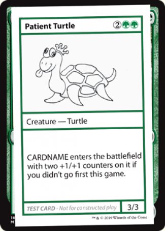 Patient Turtle (2021 Edition) [Mystery Booster Playtest Cards] | Gamers Paradise