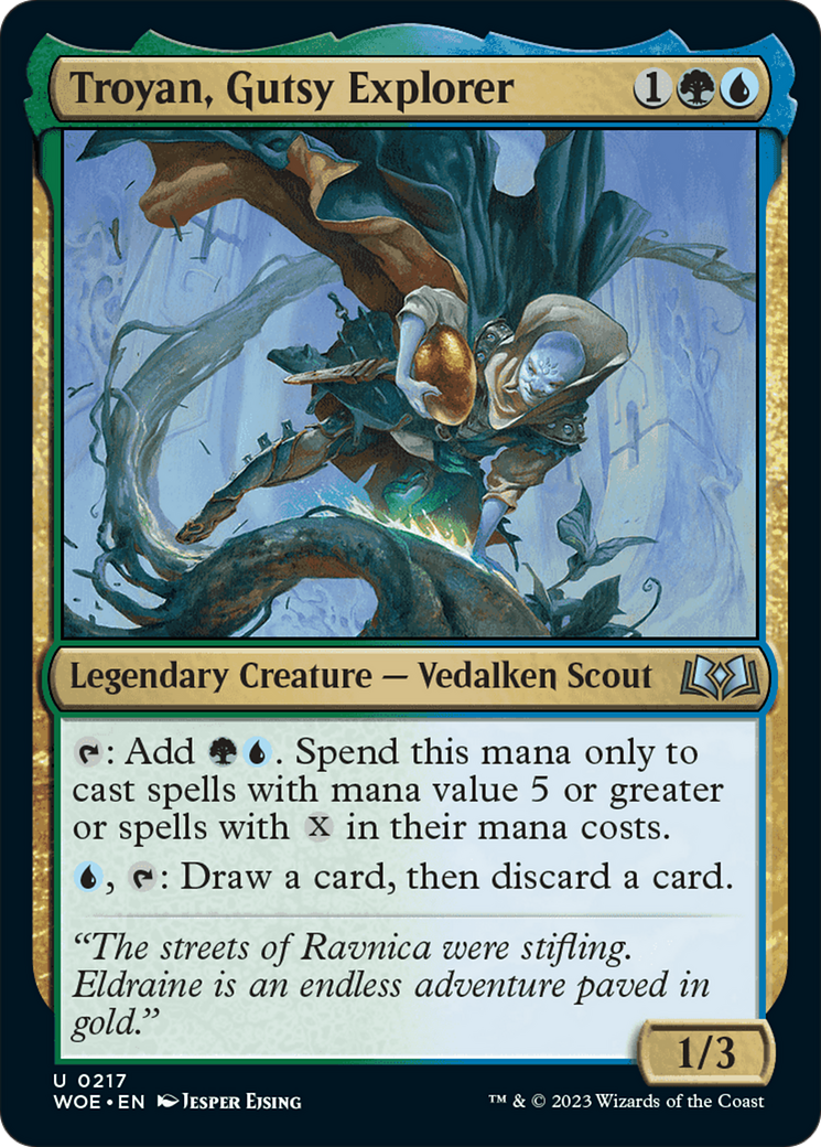 Troyan, Gutsy Explorer [Wilds of Eldraine] | Gamers Paradise