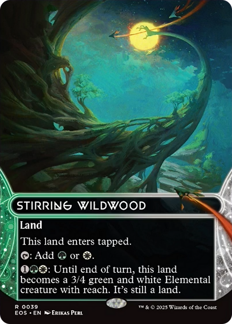 Stirring Wildwood (0039) (Borderless) [Edge of Eternities: Stellar Sights] | Gamers Paradise