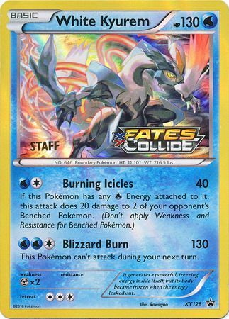 White Kyurem (XY128) (Staff) [XY: Black Star Promos] | Gamers Paradise