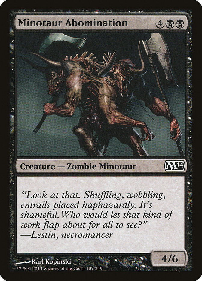 Minotaur Abomination [Magic 2014] | Gamers Paradise