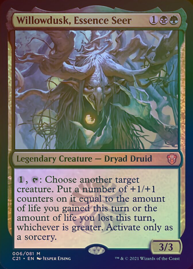 Willowdusk, Essence Seer (Display Commander) [Commander 2021] | Gamers Paradise
