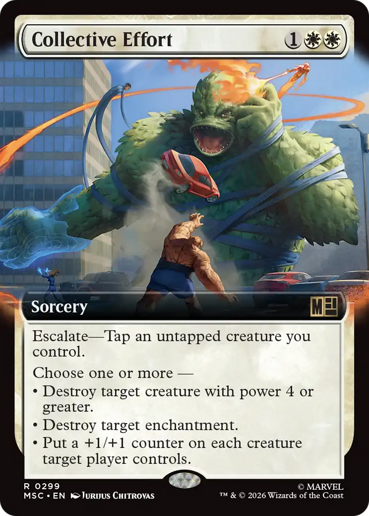 Collective Effort (Extended Art) [Marvel Super Heroes Commander] | Gamers Paradise