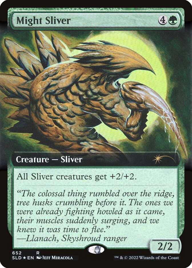 Might Sliver (Extended Art) [Secret Lair Drop Promos] | Gamers Paradise