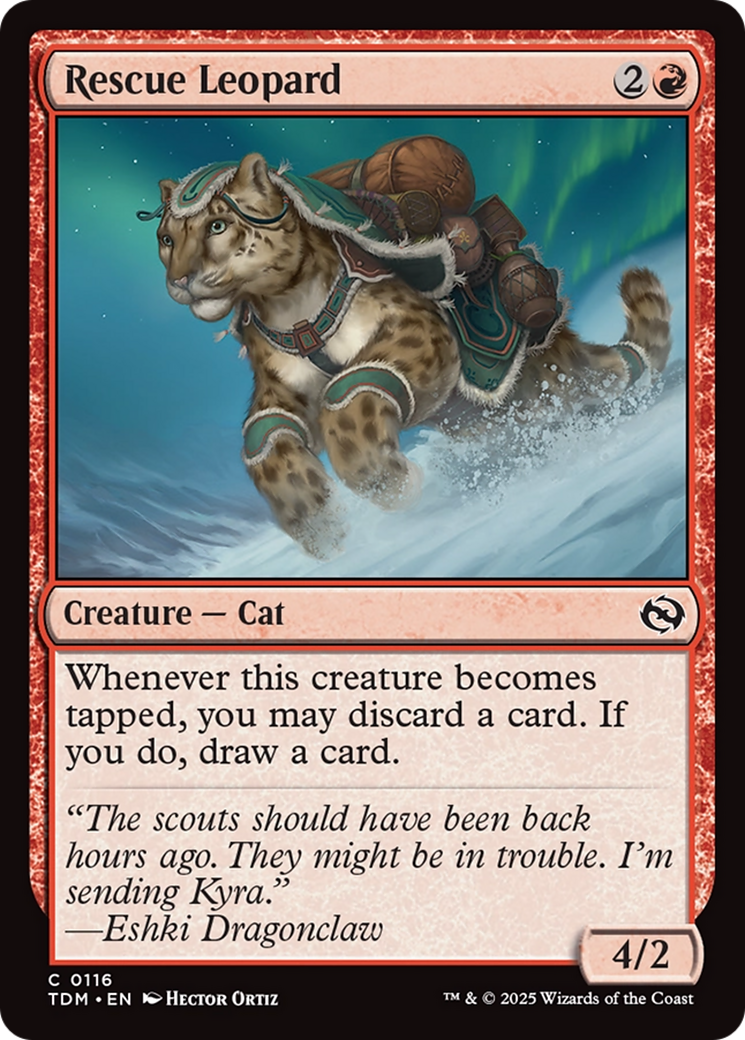 Rescue Leopard [Tarkir: Dragonstorm] | Gamers Paradise