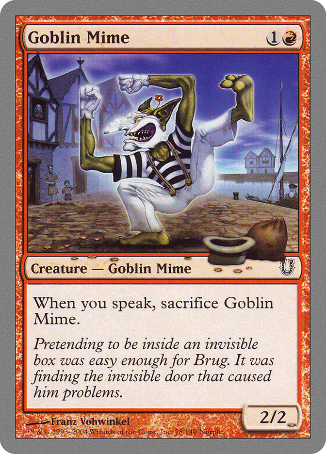 Goblin Mime [Unhinged] | Gamers Paradise