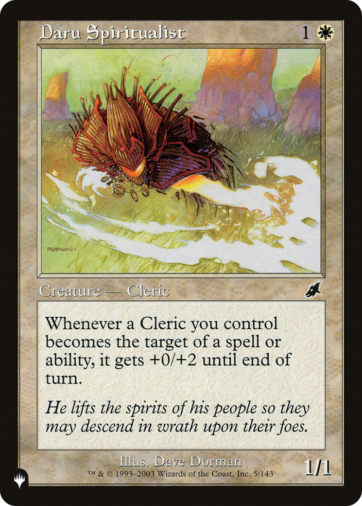 Daru Spiritualist [The List Reprints] | Gamers Paradise