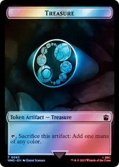Human Noble // Treasure (0063) Double-Sided Token (Surge Foil) [Doctor Who Tokens] | Gamers Paradise