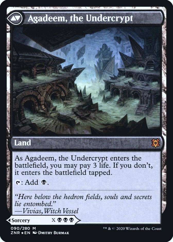 Agadeem's Awakening // Agadeem, the Undercrypt [Zendikar Rising Prerelease Promos] | Gamers Paradise