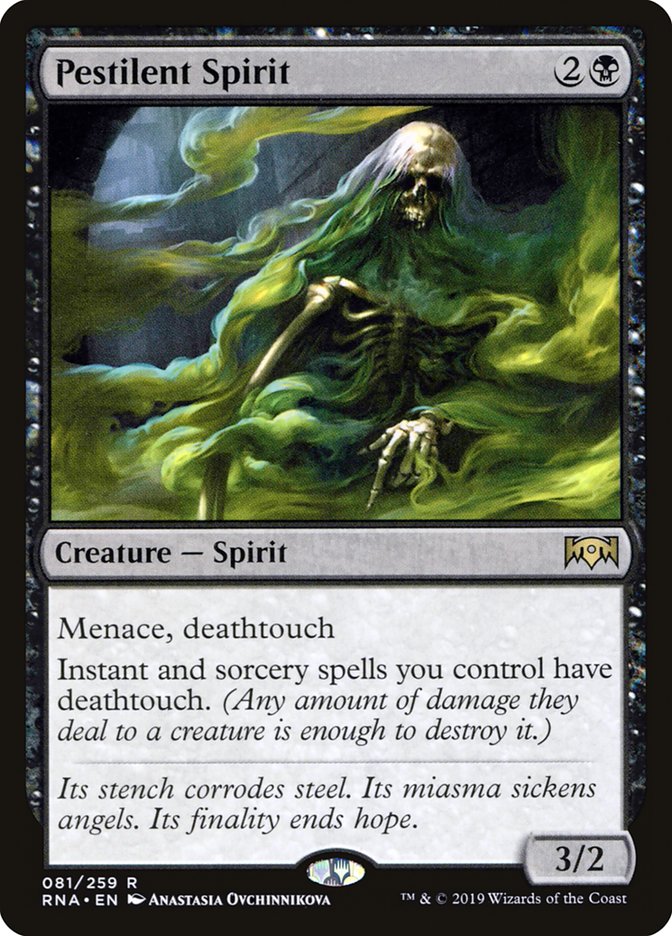 Pestilent Spirit [Ravnica Allegiance] | Gamers Paradise