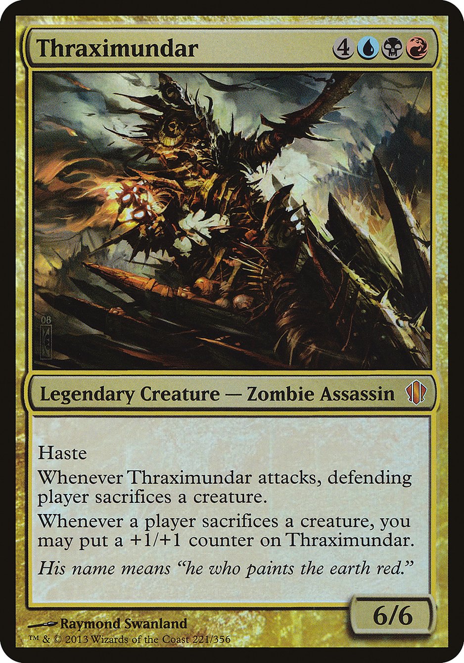 Thraximundar (Oversized) [Commander 2013 Oversized] | Gamers Paradise