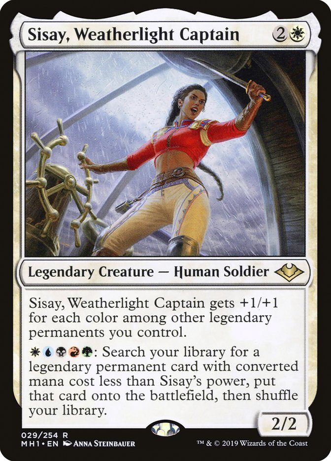 Sisay, Weatherlight Captain [Modern Horizons] | Gamers Paradise