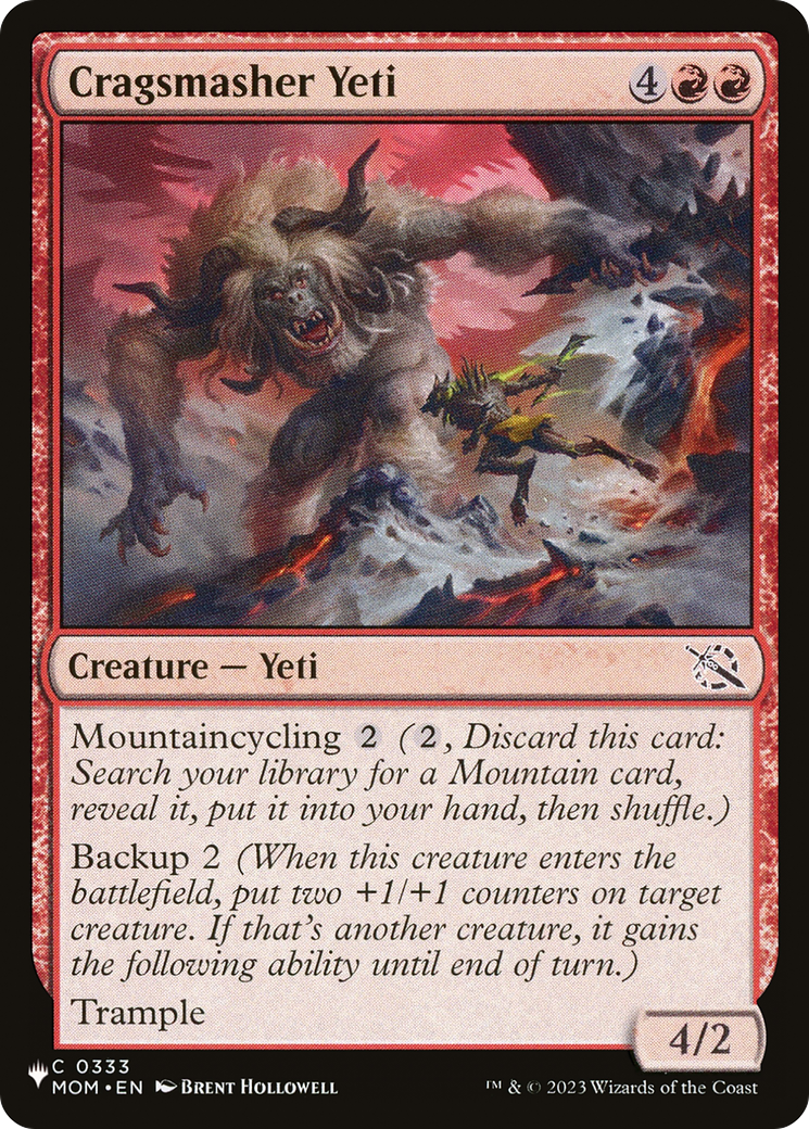 Cragsmasher Yeti [The List Reprints] | Gamers Paradise