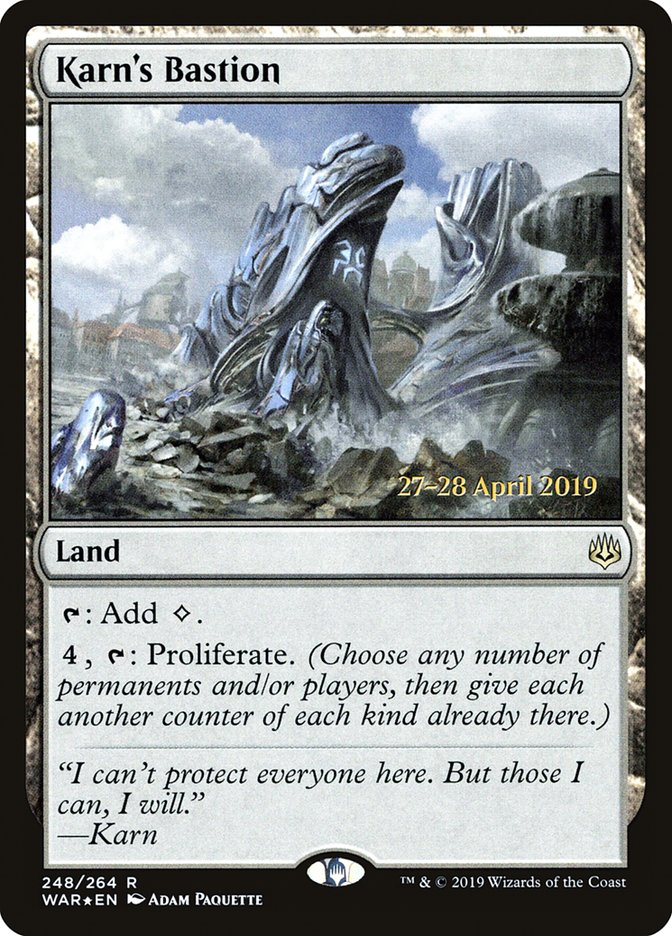 Karn's Bastion [War of the Spark Prerelease Promos] | Gamers Paradise