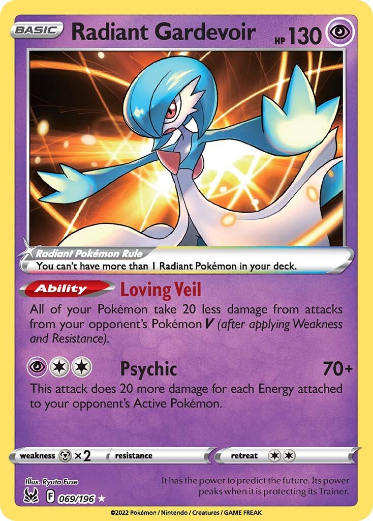 Radiant Gardevoir (069/196) [Sword & Shield: Lost Origin] | Gamers Paradise