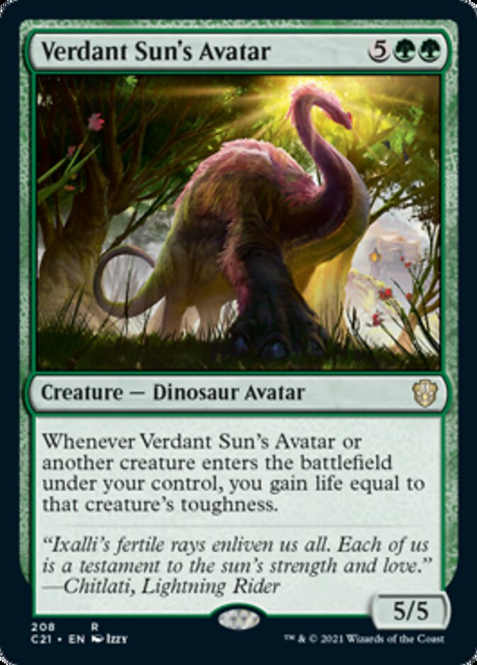 Verdant Sun's Avatar [Commander 2021] | Gamers Paradise