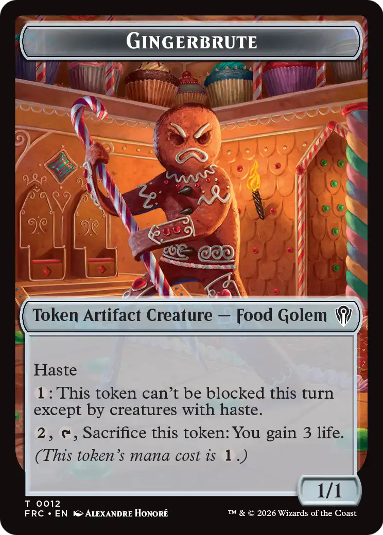 Gingerbrute // Map Double-Sided Token [Reality Fracture Commander Tokens] | Gamers Paradise