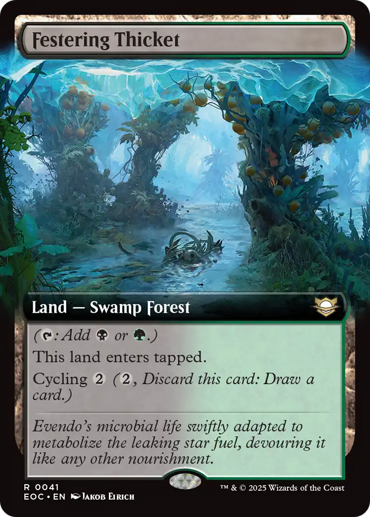 Festering Thicket (Extended Art) [Edge of Eternities Commander] | Gamers Paradise