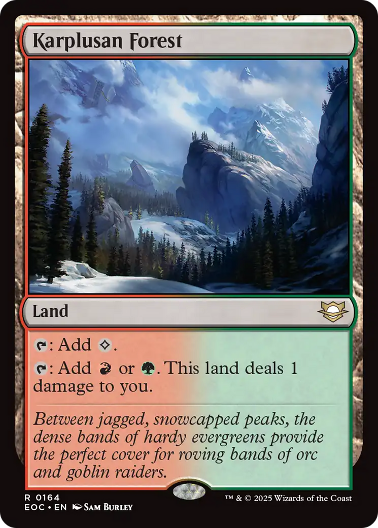Karplusan Forest [Edge of Eternities Commander] | Gamers Paradise