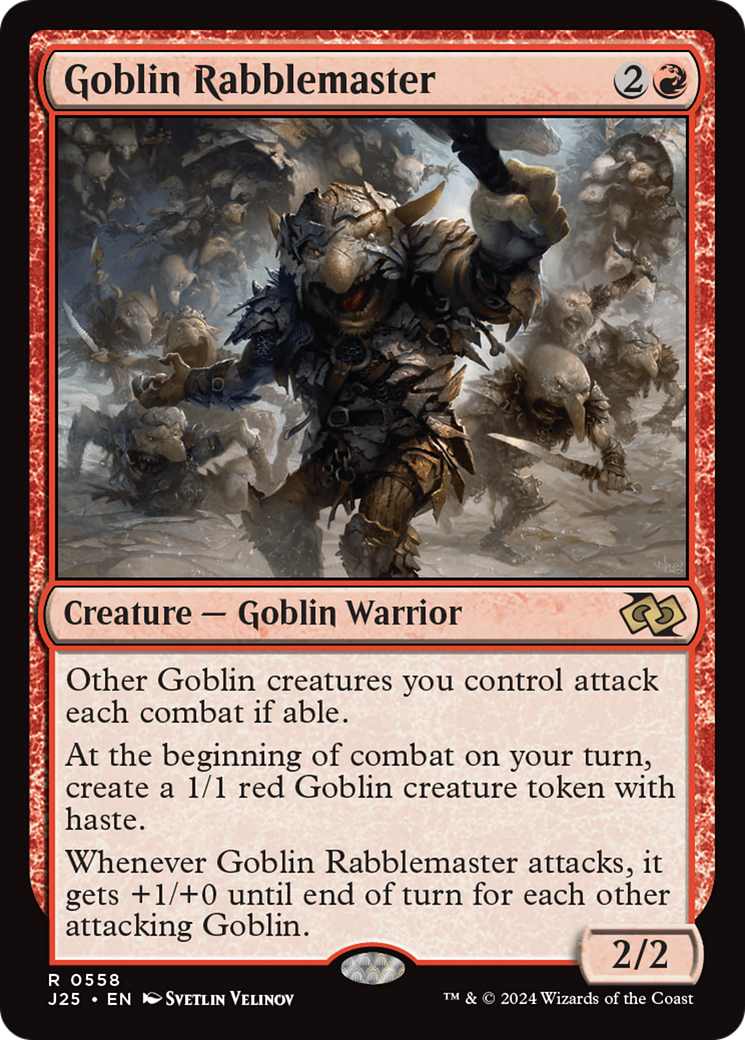 Goblin Rabblemaster [Foundations Jumpstart] | Gamers Paradise