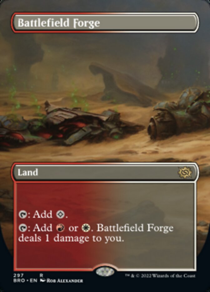 Battlefield Forge (Borderless Alternate Art) [The Brothers' War] | Gamers Paradise