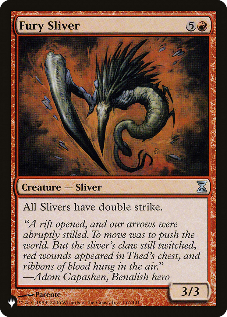 Fury Sliver [The List Reprints] | Gamers Paradise