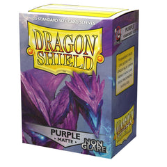 Dragon Shield: Standard 100ct Sleeves - Purple (Non-Glare Matte) | Gamers Paradise