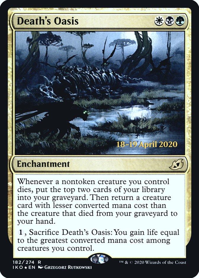 Death's Oasis [Ikoria: Lair of Behemoths Prerelease Promos] | Gamers Paradise