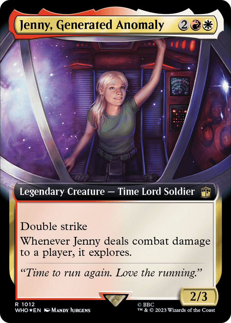 Jenny, Generated Anomaly (Extended Art) (Surge Foil) [Doctor Who] | Gamers Paradise