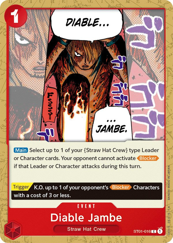 Diable Jambe [Starter Deck: Straw Hat Crew] | Gamers Paradise