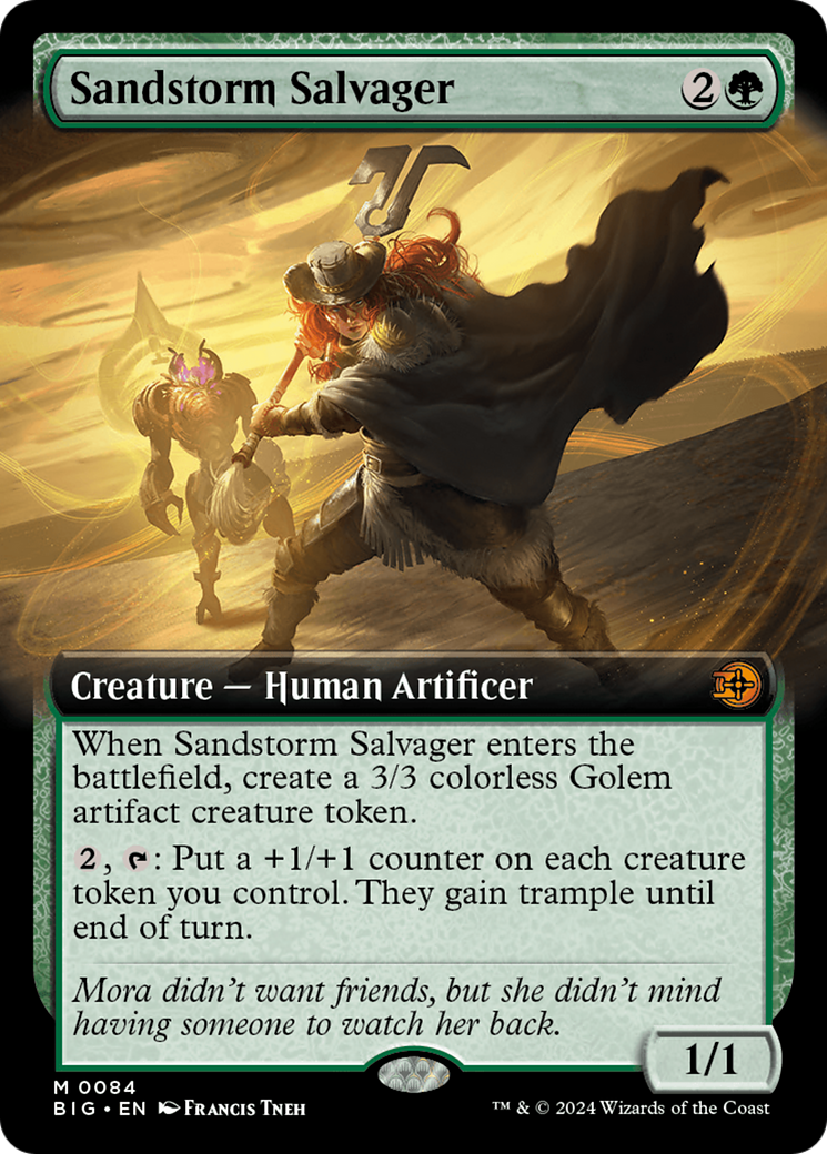 Sandstorm Salvager (Extended Art) [Outlaws of Thunder Junction: The Big Score] | Gamers Paradise