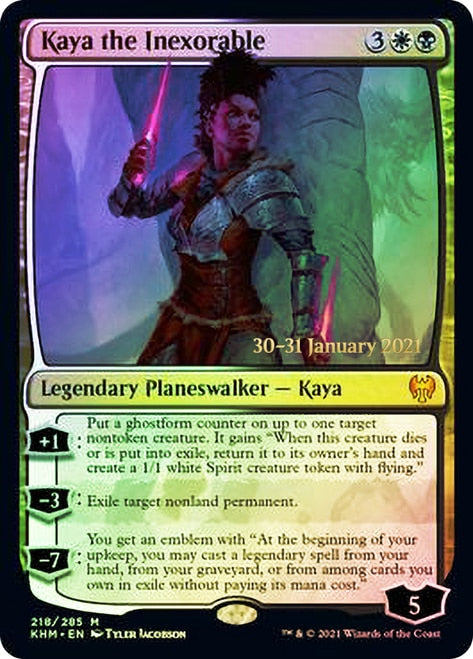 Kaya the Inexorable [Kaldheim Prerelease Promos] | Gamers Paradise