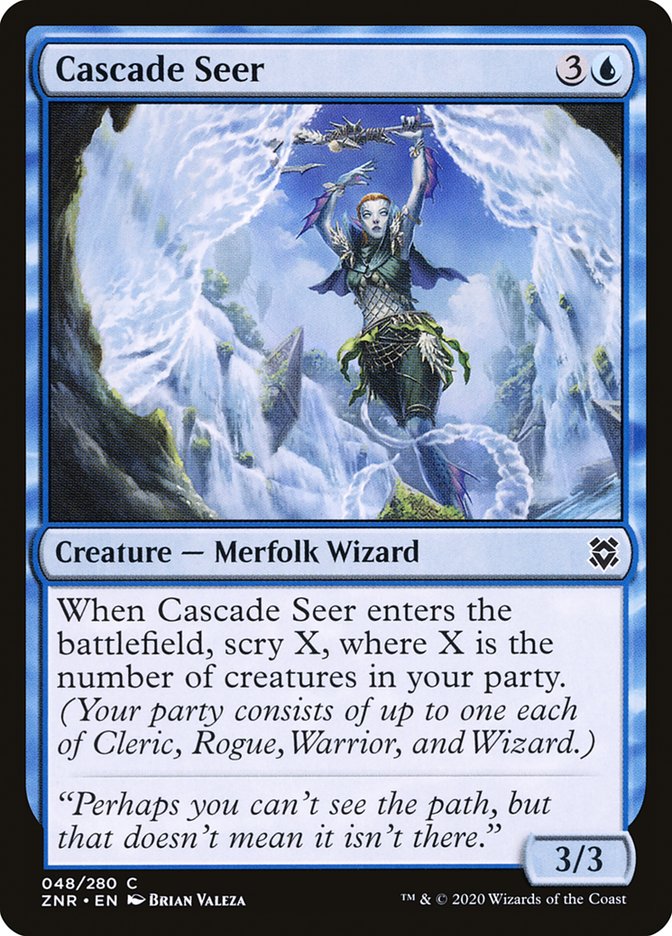 Cascade Seer [Zendikar Rising] | Gamers Paradise