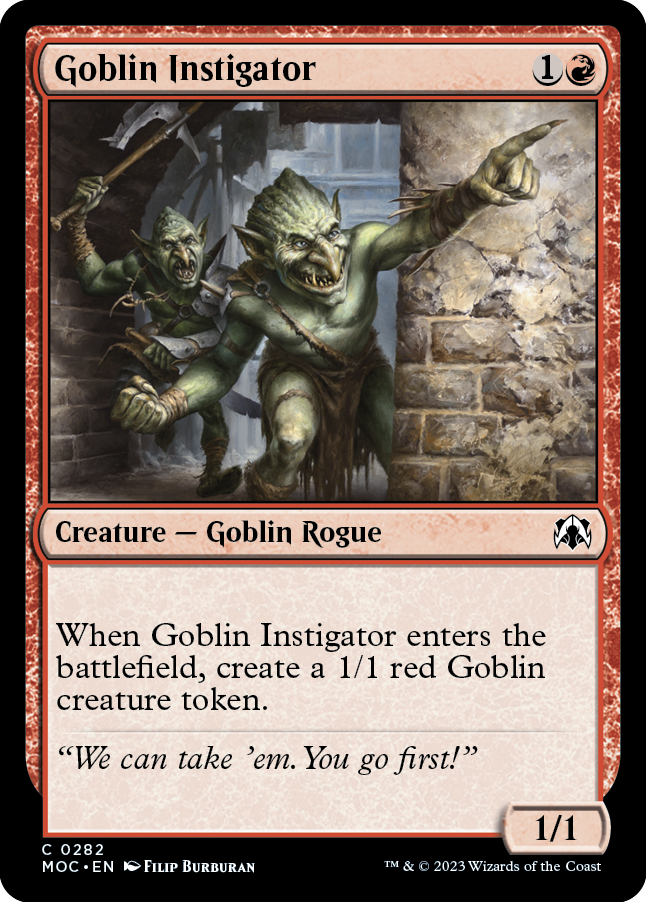 Goblin Instigator [March of the Machine Commander] | Gamers Paradise