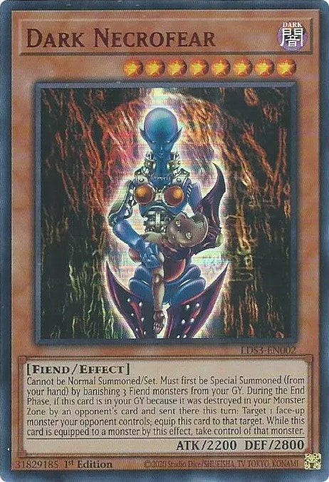 Dark Necrofear (Red) [LDS3-EN002] Ultra Rare | Gamers Paradise