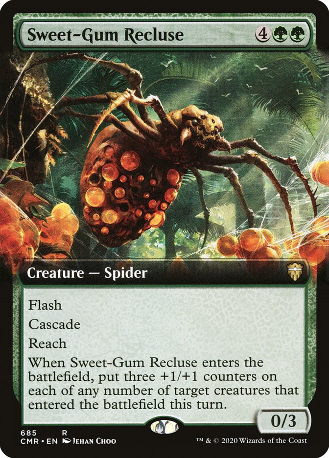 Sweet-Gum Recluse (Extended Art) [Commander Legends] | Gamers Paradise