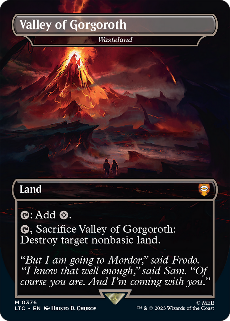 Valley of Gorgoroth - Wasteland [The Lord of the Rings: Tales of Middle-Earth Commander] | Gamers Paradise