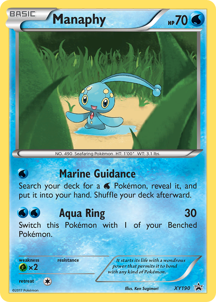 Manaphy (XY190) [XY: Black Star Promos] | Gamers Paradise