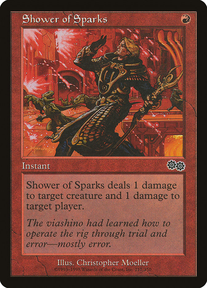 Shower of Sparks [Urza's Saga] | Gamers Paradise