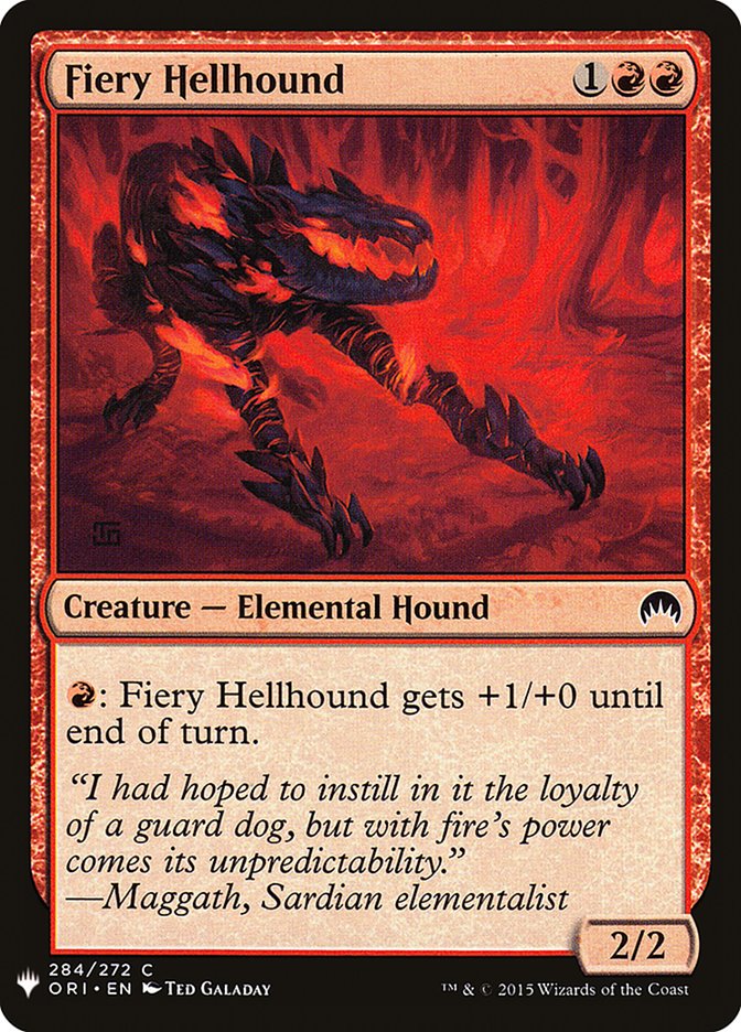 Fiery Hellhound [Mystery Booster] | Gamers Paradise