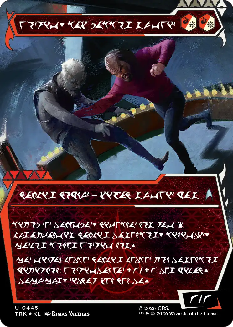 Worf, Honor-Bound Warrior (Showcase) (0445) (Klingon) [Star Trek] | Gamers Paradise