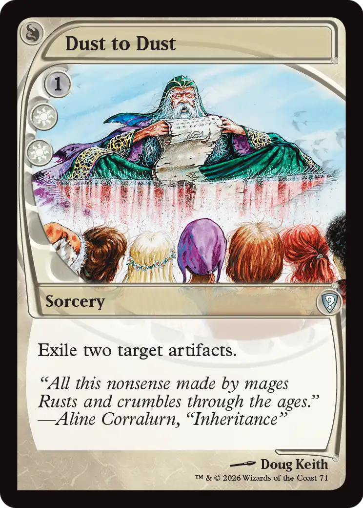 Dust to Dust (Future Sight) [Mystery Booster: Commander Edition] | Gamers Paradise