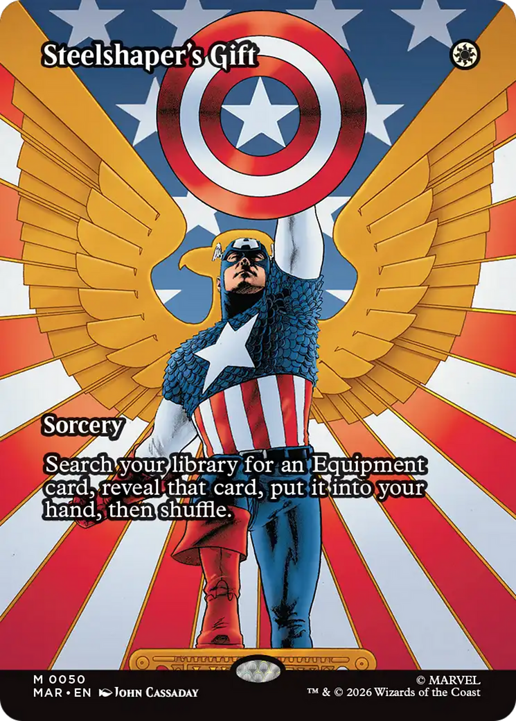 Steelshaper's Gift (Borderless) [Marvel Universe: Eternal-Legal] | Gamers Paradise