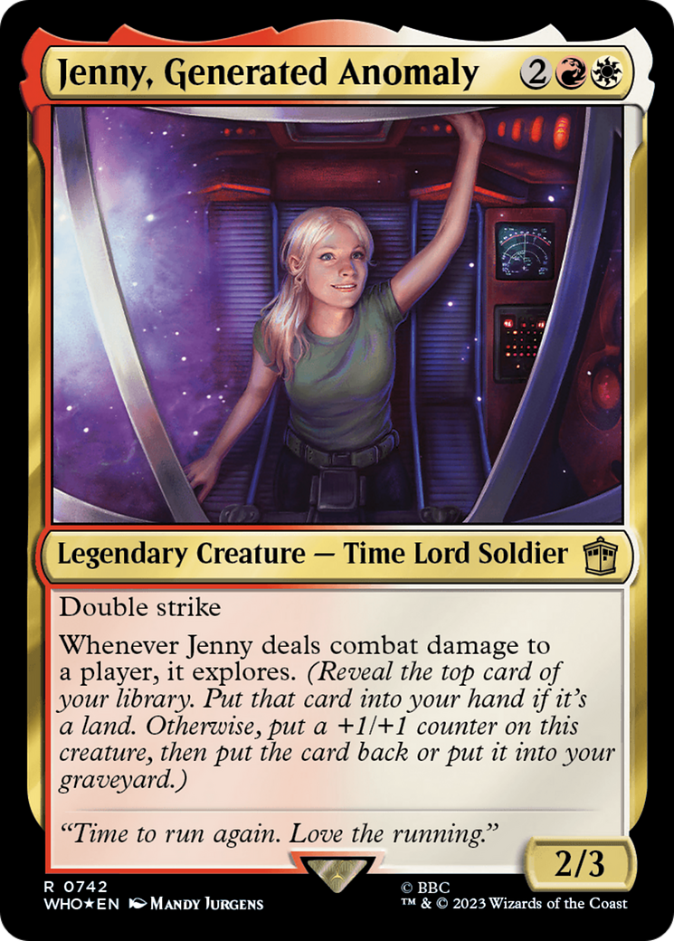 Jenny, Generated Anomaly (Surge Foil) [Doctor Who] | Gamers Paradise