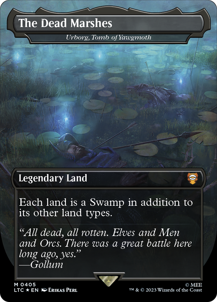 The Dead Marshes - Urborg, Tomb of Yawgmoth (Surge Foil Realms and Relics) [The Lord of the Rings: Tales of Middle-Earth Commander] | Gamers Paradise