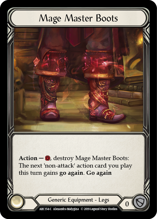 Mage Master Boots [ARC154-C] (Arcane Rising)  1st Edition Normal | Gamers Paradise