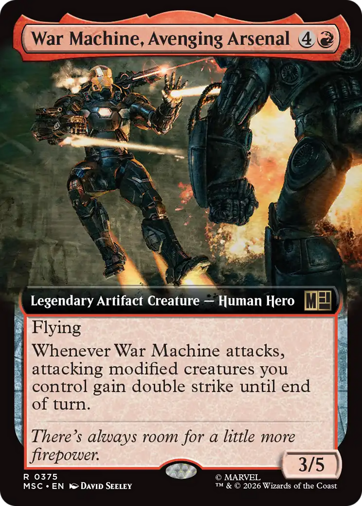War Machine, Avenging Arsenal (Extended Art) [Marvel Super Heroes Commander] | Gamers Paradise