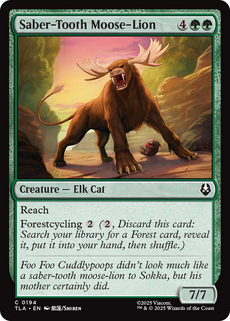 Saber-Tooth Moose-Lion [Avatar: The Last Airbender] | Gamers Paradise