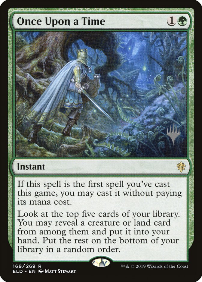 Once Upon a Time (Promo Pack) [Throne of Eldraine Promos] | Gamers Paradise
