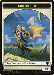 Kor Soldier // Pegasus Double-Sided Token [Commander 2014 Tokens] | Gamers Paradise